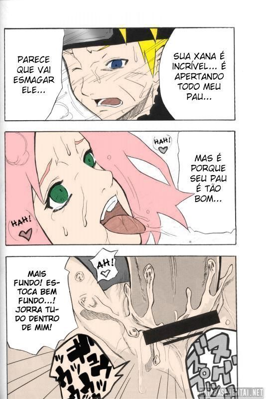Naruto e Sakura matando o desejo