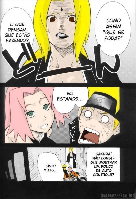 Naruto e Sakura matando o desejo