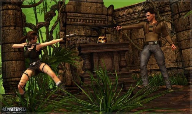 Tomb Raider na foda gostosa
