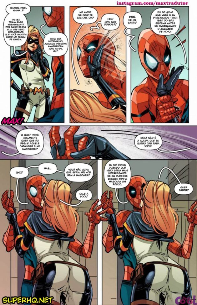 Spiderman e as garotas gostosas