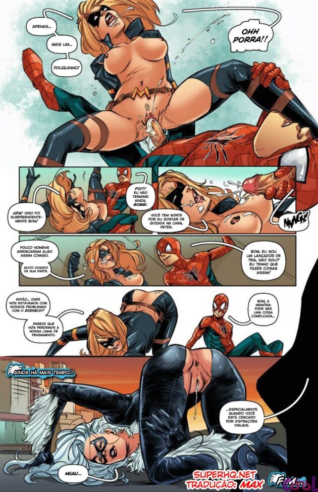 Spiderman e as garotas gostosas